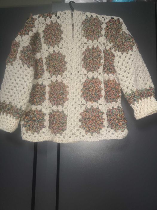 Cardigan crosetat manual