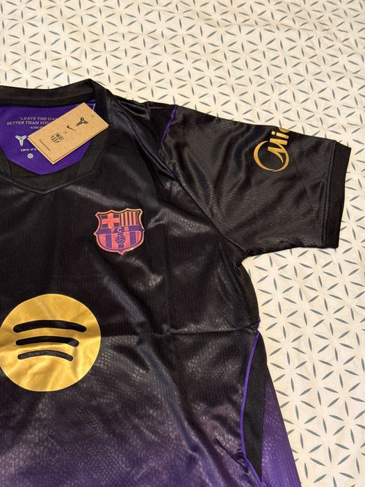 Tricou Barcelona away negru 2026-2027 la liga champions league