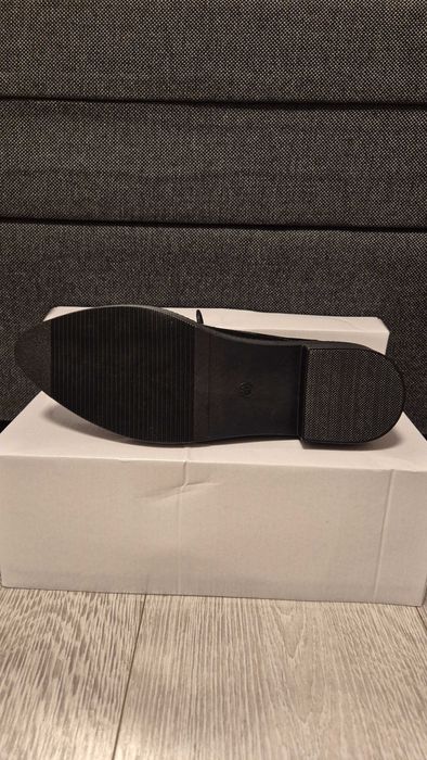 Pantofi Oxford noi negri femei