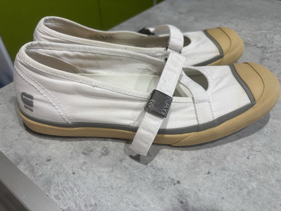 Бели балеринки G-star Raw 38 номер