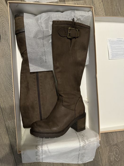 Дамски ботуши естествена телешка кожа