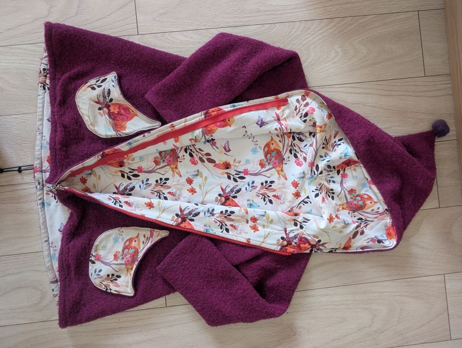 Jacheta fete lana fiarta Ivuska (4-12 ani)