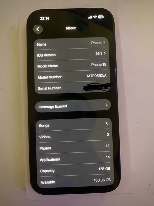 Vand iPhone 15 stare foarte buna