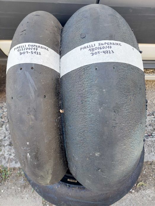 Гуми за мотор сликове и полусликове предни и задни  120,180,190,200