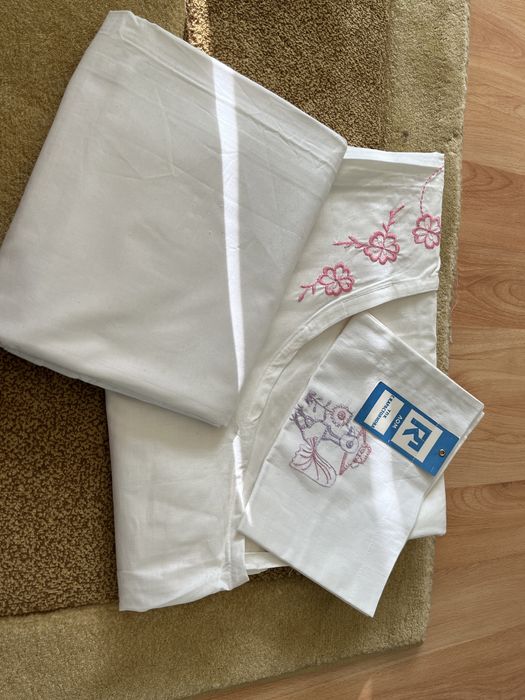 100%памучни комплекти чаршафи