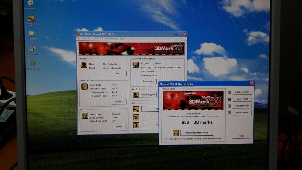 Placa video retro PCI Clasic - Sapphire ATI Radeon 7000 PCI 64MB