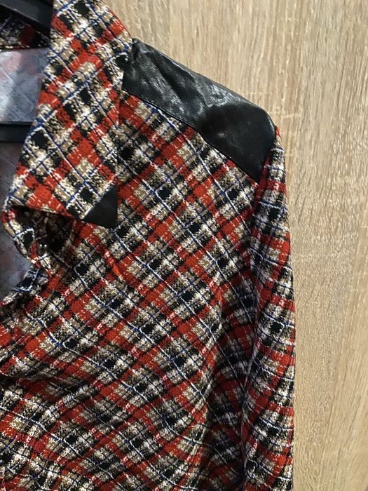 Дамска риза Данини рр 44, коледна червено