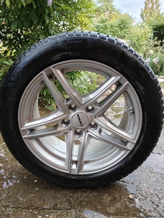 Borbet XR Silver + Continental WinterContact