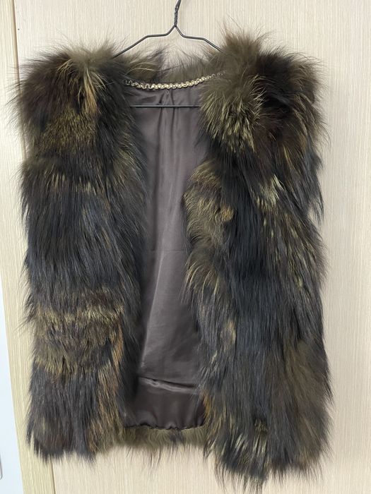 Елек от естествен пух от лисица