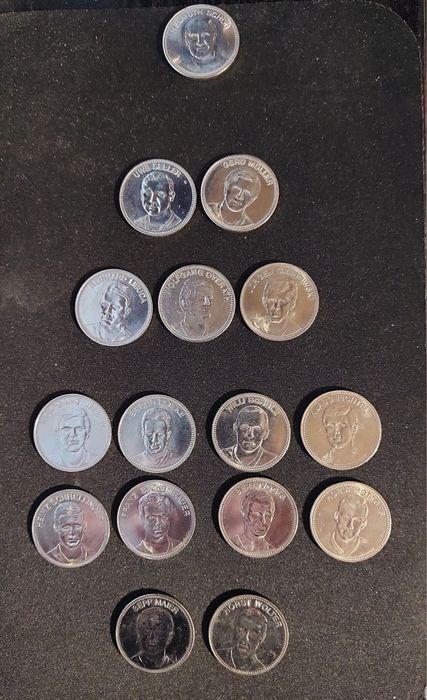 Монети на Германия от Св. П. Mexico 1970-16бр.