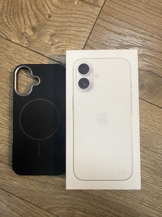 Iphone 16 white 128gb 100% батерия!Гаранция
