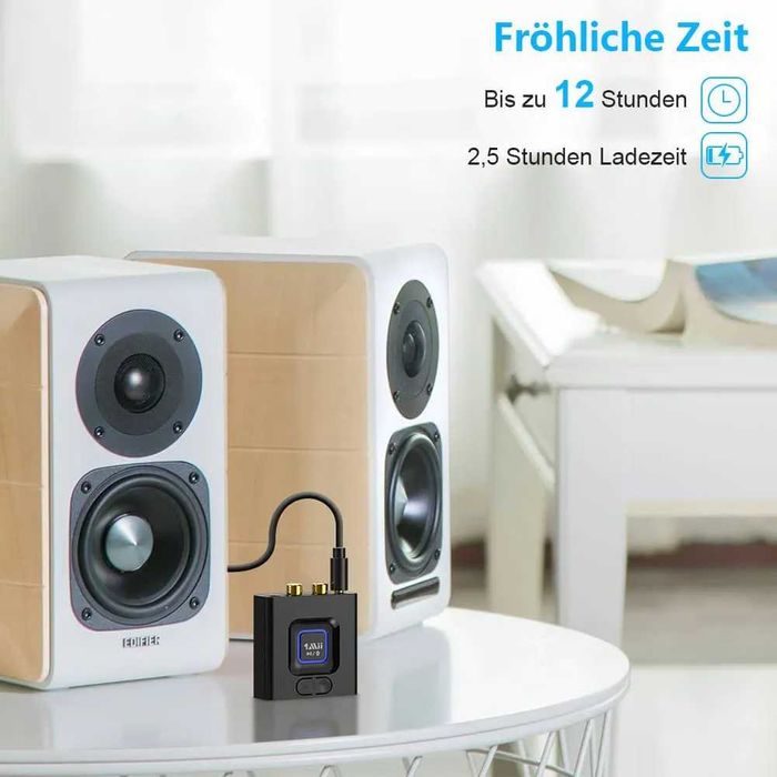 1Mii ML201 Adapter for Stereo System, Bluetooth 5.0 Receiver