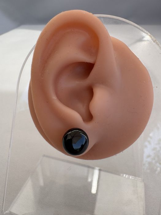 Cercei din aur si onix