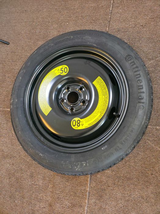 Roata Rezerva Mica SLIM 5x112 18'' 57.1 - 145/80/18 - OEM VW Tiguan Phaeton - Skoda Kodiaq - Audi Q2 Q3 - Seat Tarraco - NOUA !