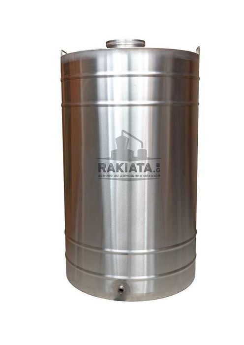 Съд от неръждаема стомана за вино 108 л. с кран,Неръждаем съд,20220176