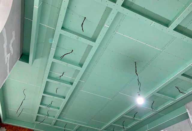 Монтаж гипсокартона / Гипсокартонные работы