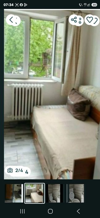 Pf închiriez camera cămin 12mp Bulgaria wc duș în casa