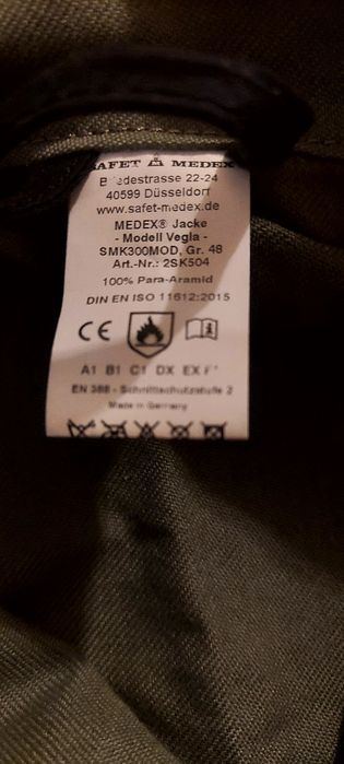 Camasa militara germana kevlar antitaiere ignifuga