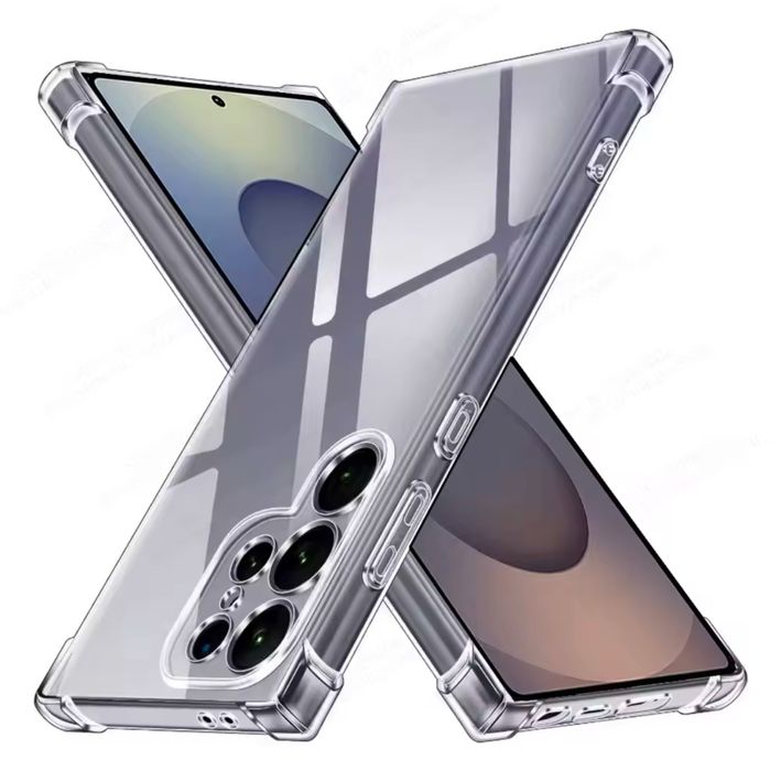 Husa transparenta - colturi antisoc Samsung S25 / S25 Plus / S25 Ultra