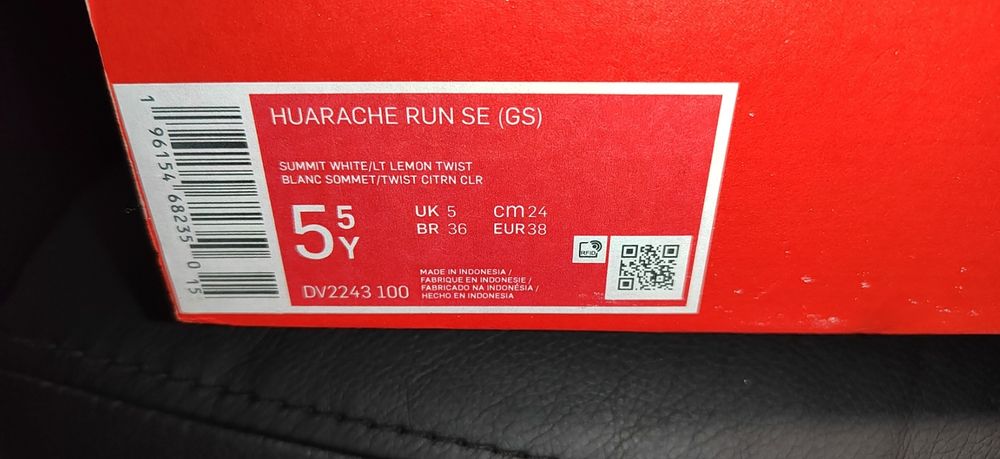 Nike Huarache Run, номер 38