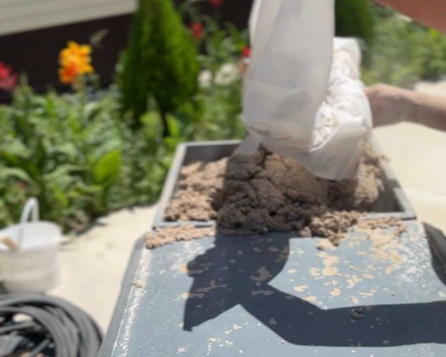 эковатамен шатыр жылыту