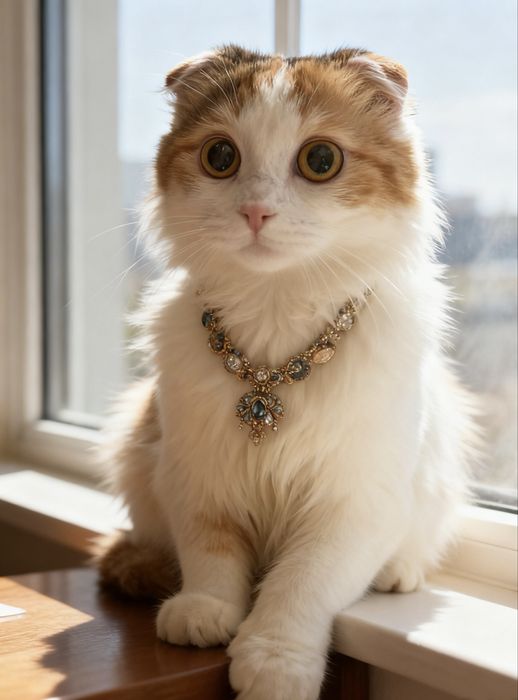 Кошка шотладская вислоухая