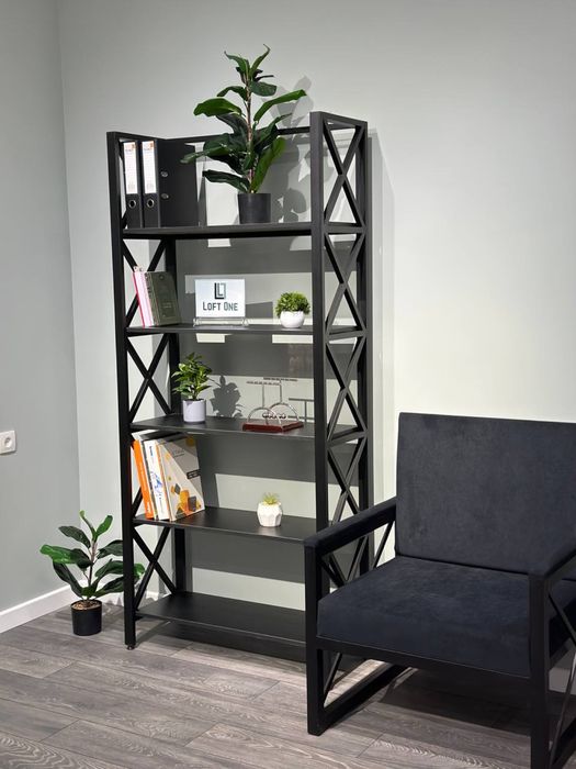 Стеллаж лофт, шкаф полка, офисный шкаф