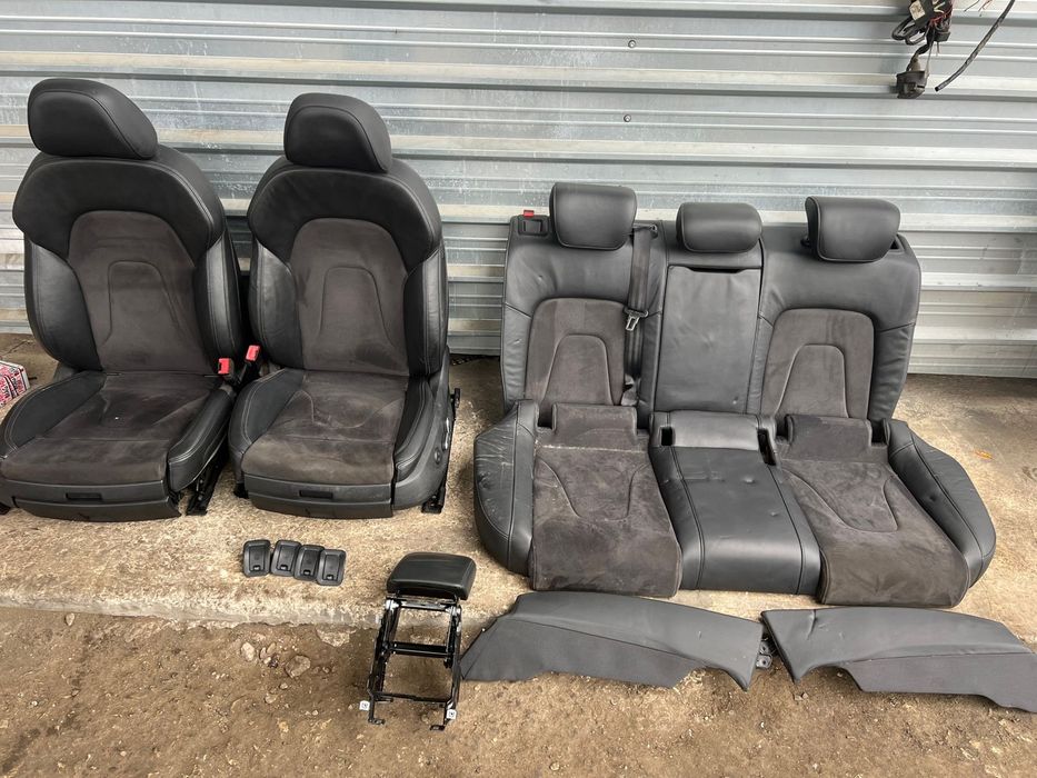 Салон за Ауди AUDI A5 4 врати кожа+плат Алкантар Ел. Рекаро 313