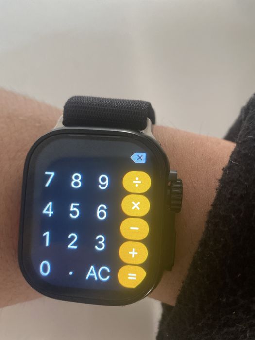 Смарт часы ремешок черный