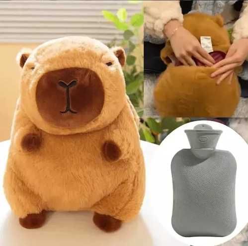 Термо плюшена играчка Капибара против колики, менструални болки и др.