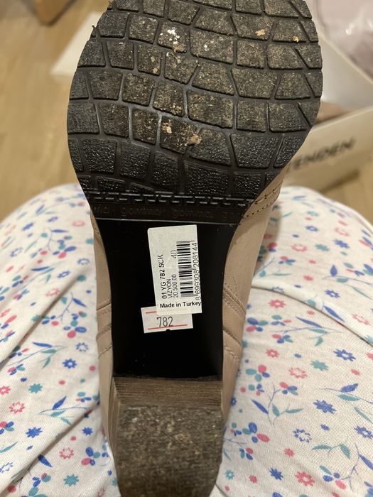 Демисезонные кожанные казачки