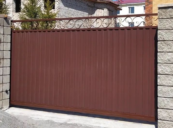 Откатные автоматические ворота