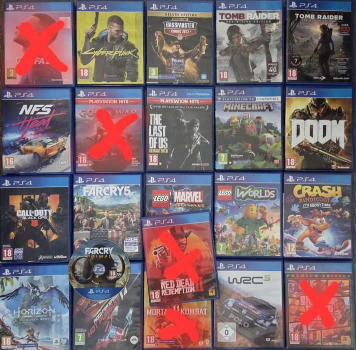 Vând jocuri ps4 în stare bună