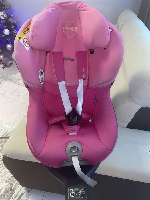 Scaun auto Cybex Sirona S I-size cu rotire 360• , de la 0-18 kg, Roz