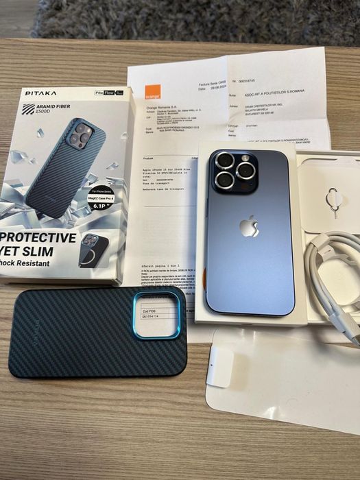 iPhone 15 Pro 256GB Blue Titanium
