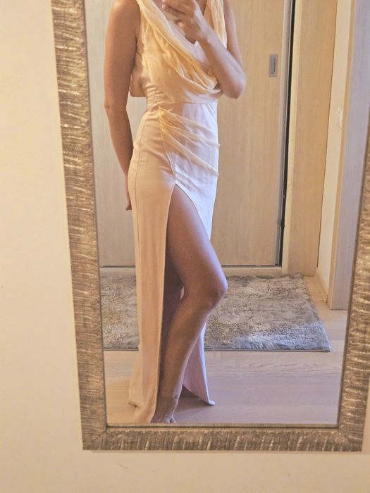 Rochie zi/seara lunga matase