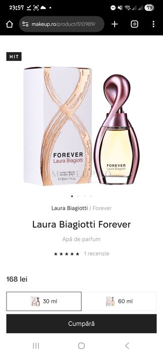 3 parfumuri la pret de 1. Forever 30ml edp by Laura Biagiotti