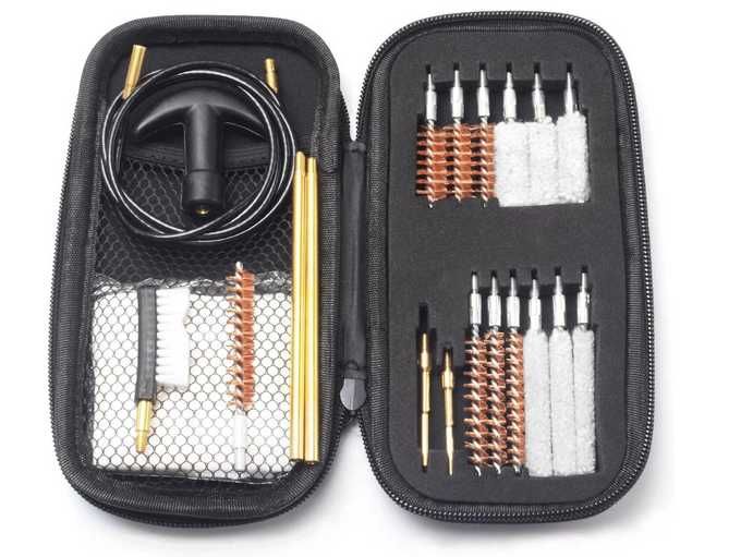 Kit curatare carabina vanatoare si pistol, 5.6, .22, 7.62, 9mm, .45