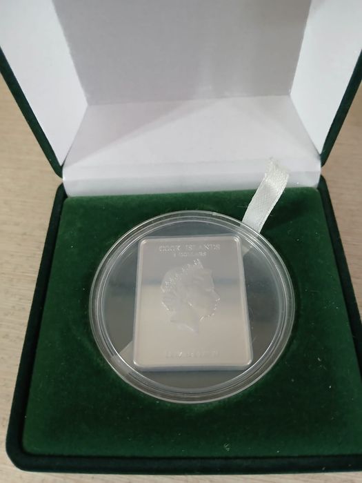 Серебряная монета 999 пр 25 гр