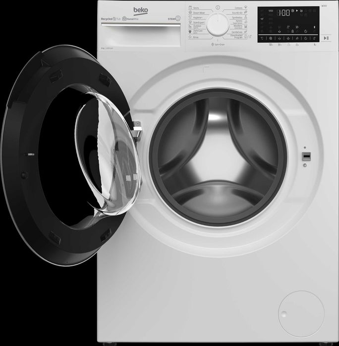 Нова инверторна пералня с пара Beko B3WFU7922WB, 9 кг