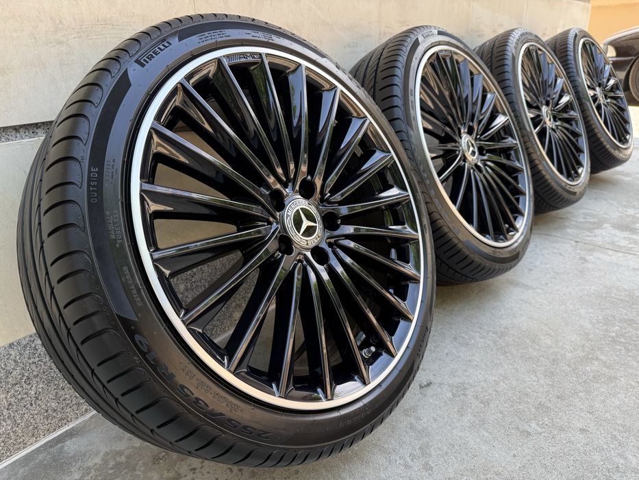 Оригинални джанти МЕРЦЕДЕС MERCEDES AMG W206 S206 C класа Ц В205 комби С206 AMG line 19 цола спорт пакет 5X112 CLA CLC CLE 63 АМГ 53 AMG OEM джанти oz