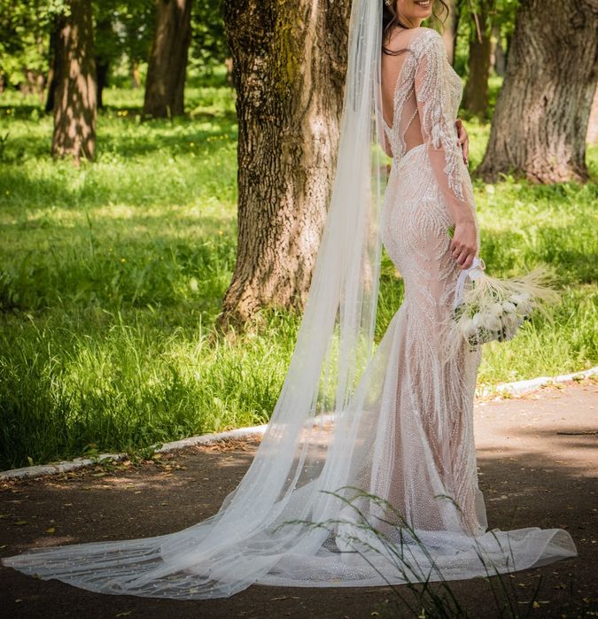 Rochie mireasă cu pietre/perle