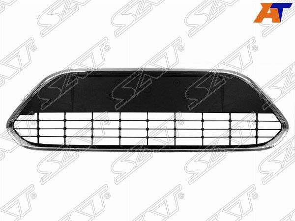 Решетка в бампер с молдингом Ford Focus