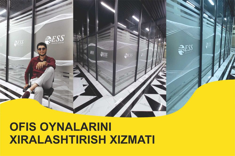 Офис туманка Танировка Ofis oynalari uchun Tumanka