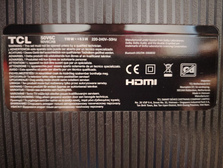 Vand smart TV 4k