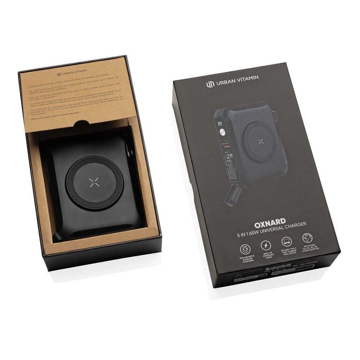 Универсално мощно зарадно устройство OXNARD 5 В 1 65W