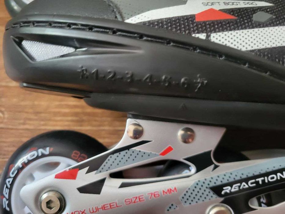 Ролики черные Rainbow