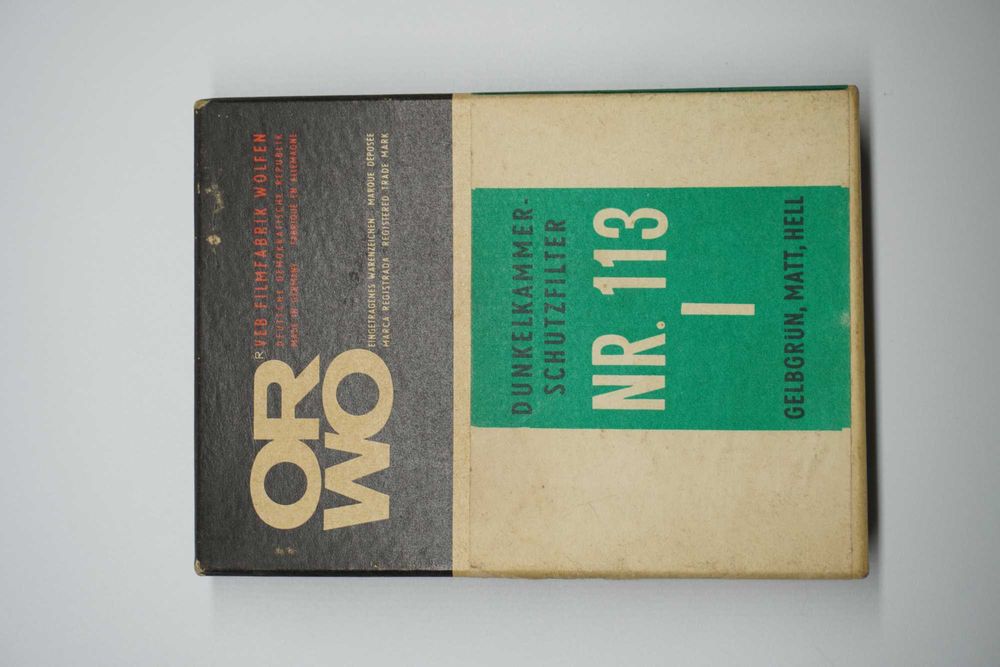 Filtre ORWO pentru cameră obscură – NR. 113 & NR. 166 – Vintage RDG