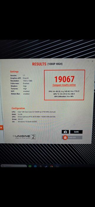 Продавам видео карта RTX 3070