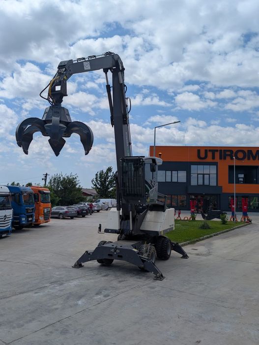 Fuchs TEREX FUCHS, GRAIFER, 2023, 3.944h, brate LUNGI la 12m, cabina liftabila, cale fata si spate, motor Deutz 154CP, produs in Germania, camera spate, Masa operationala 25,7t, Aer cond, anv pline, posibilitate leasing 4 ani-PROMOTIE 179.900 EUR+Tva